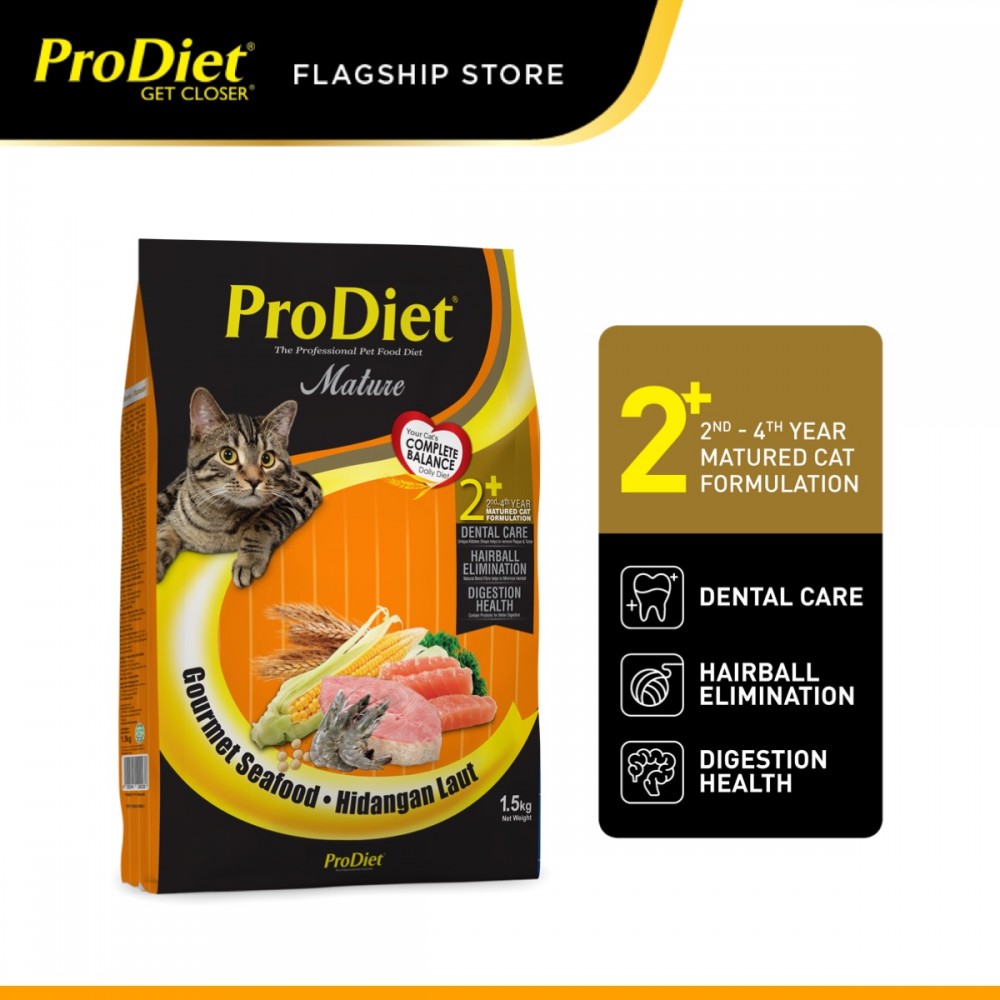 ProDiet 1.5KG Gourmet Seafood Dry Cat Food ProDiet 1.5KG Gourmet Seafood Dry Cat Food