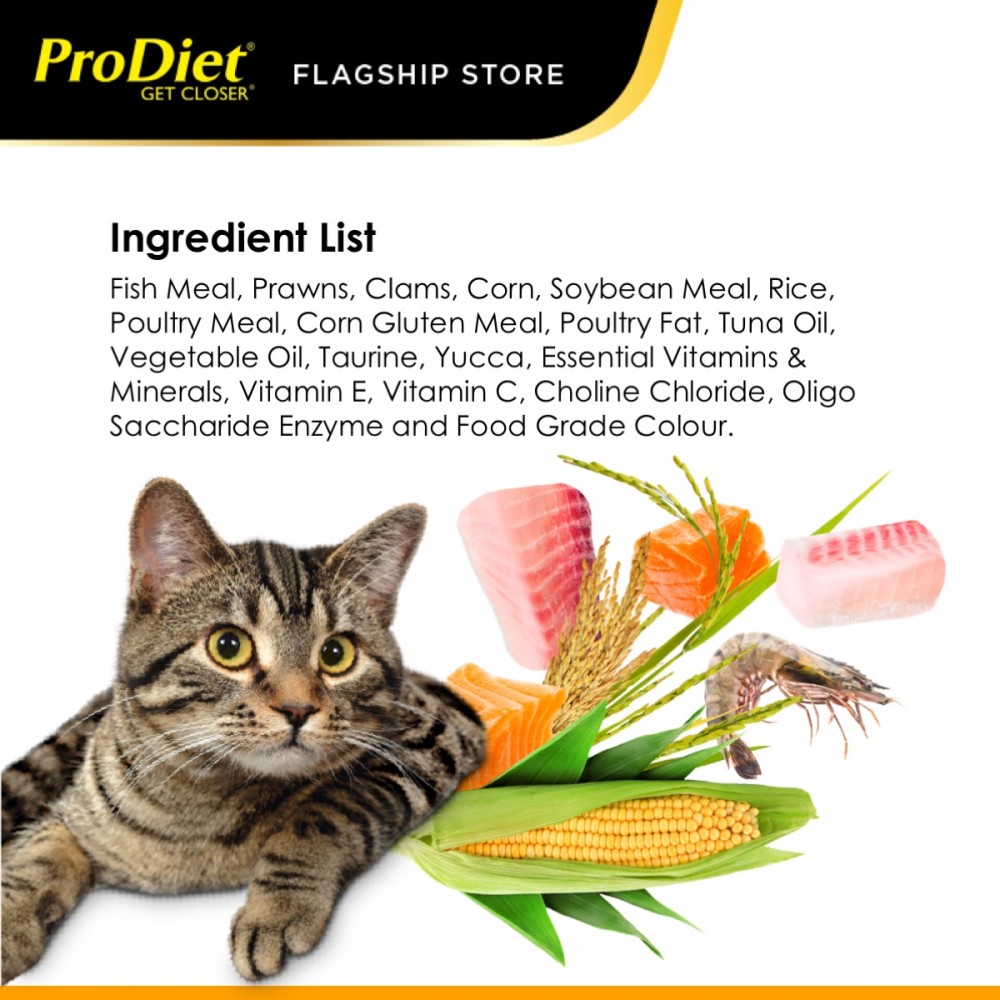 ProDiet 1.5KG Gourmet Seafood Dry Cat Food ProDiet 1.5KG Gourmet Seafood Dry Cat Food