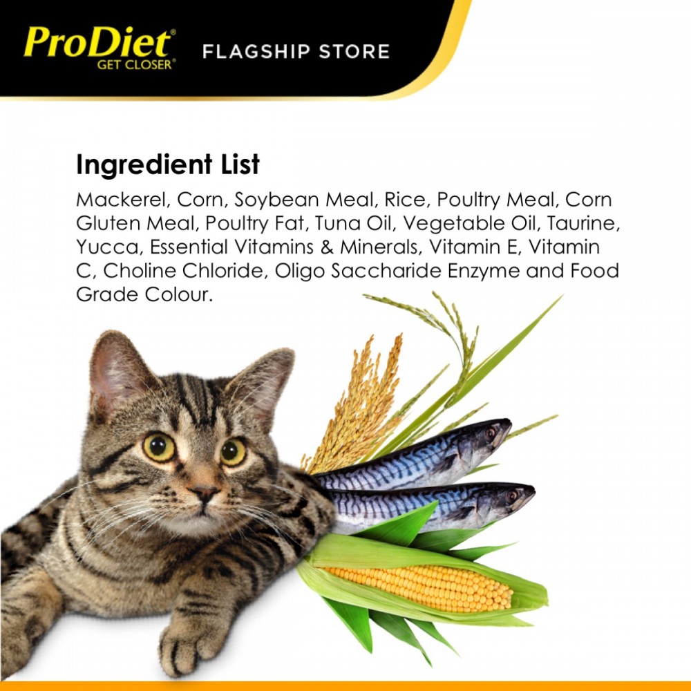 ProDiet 1.5KG Mackerel Dry Cat Food ProDiet 1.5KG Mackerel Dry Cat Food
