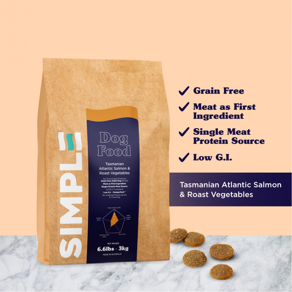 SIMPLE Tasmanian Atlantic Salmon & Roast Vegetables 3KG SIMPLE Tasmanian Atlantic Salmon & Roast Vegetables 3KG