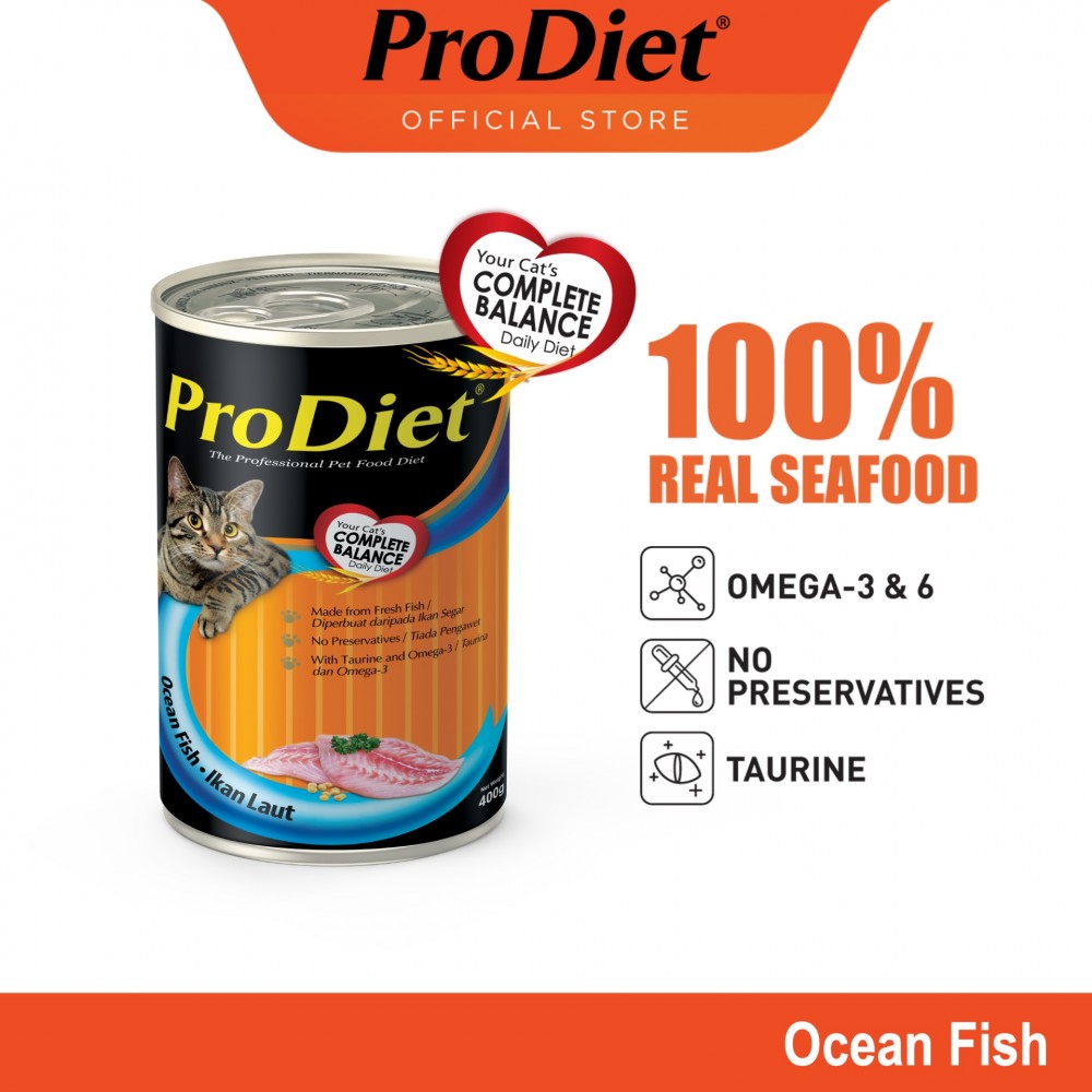 ProDiet 400G Ocean Fish Wet Cat Food X 1 Cans ProDiet 400G Ocean Fish Wet Cat Food X 1 Cans